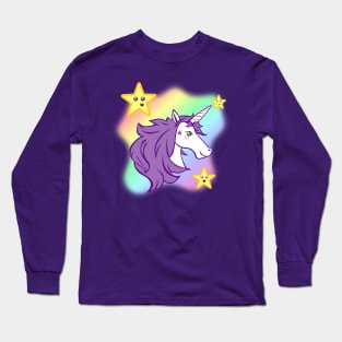 Kawaii Unicorn Long Sleeve T-Shirt